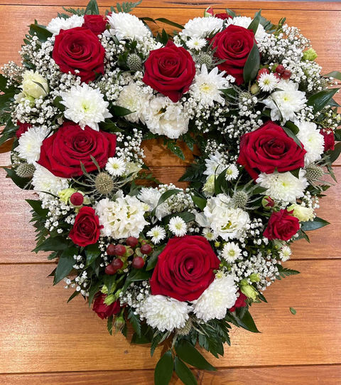 Floral arrangement at Primrose & Poppies